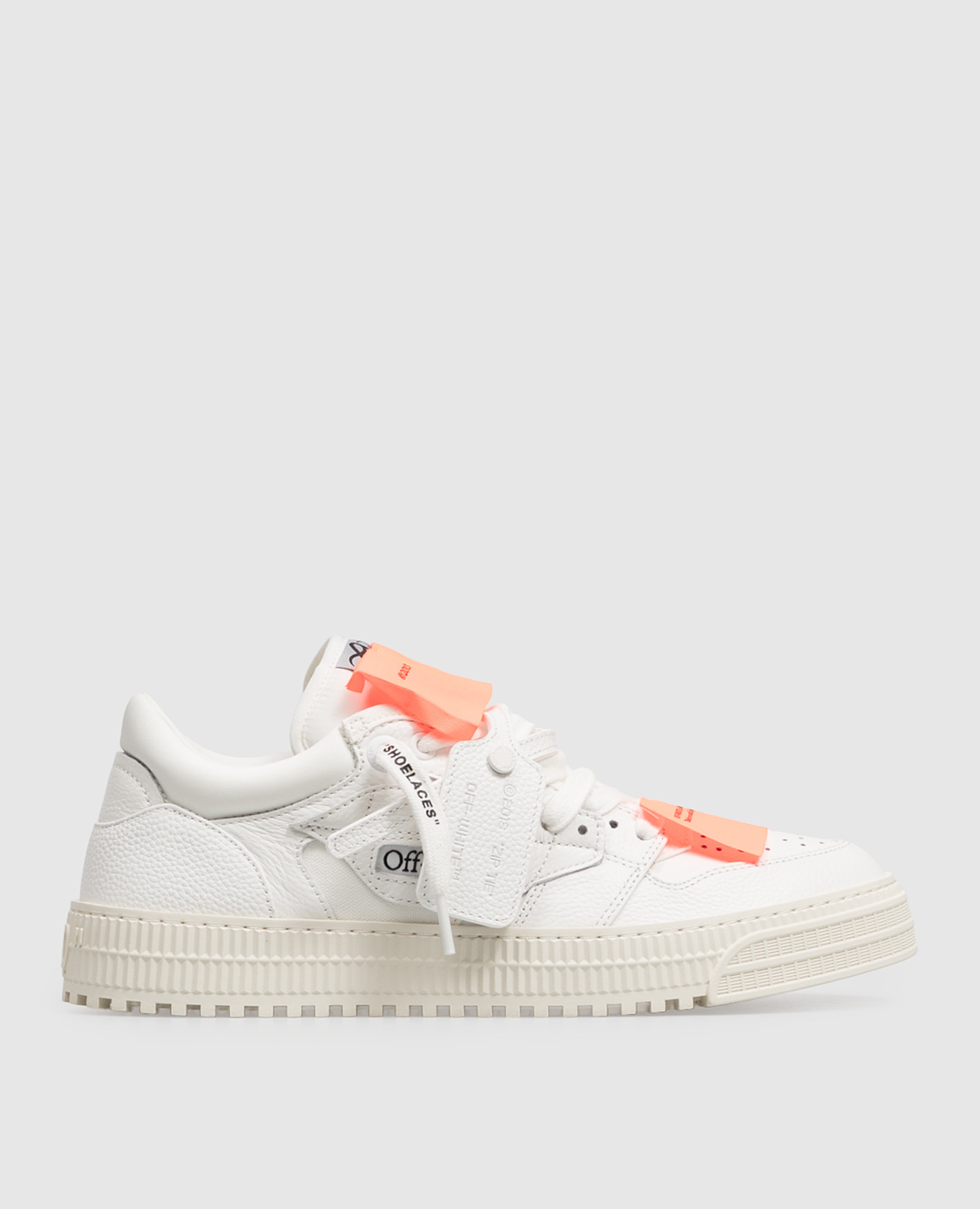 White 3.0 Court combo sneakers with branded patches