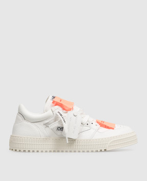 Off-White White 3.0 Court combo sneakers with branded patches M29KC9L001