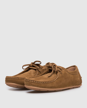 Bally Clay brown suede derby shoes WD051TSU017