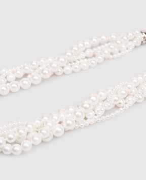 Madreperla White layered necklace 190814