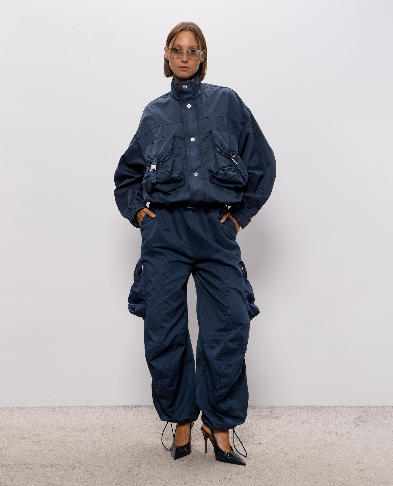 Blue cargo pants The Attico 2