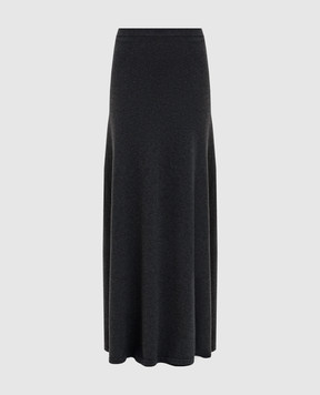 Balenciaga Gray wool maxi skirt 849932T1754
