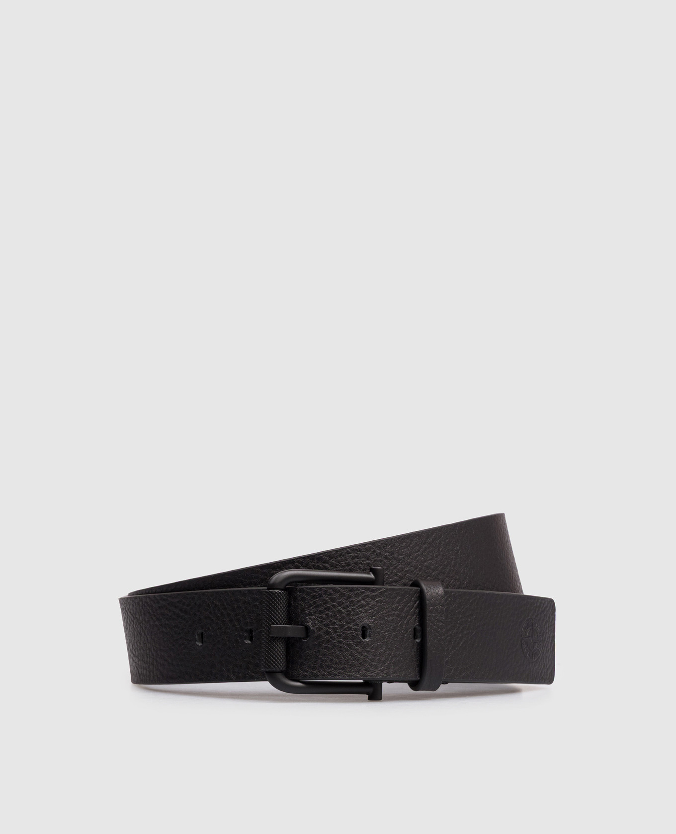 

Black leather belt Stone Island