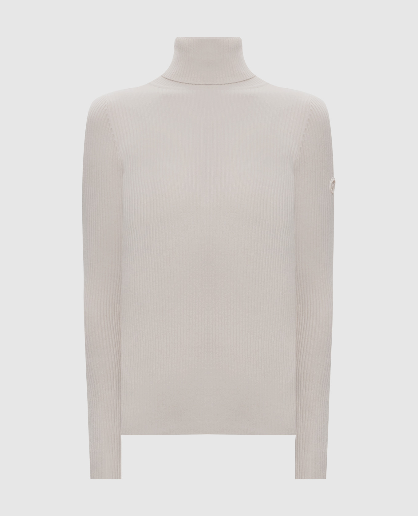 Ivory golf with wool and cashmere Yves Salomon SKI