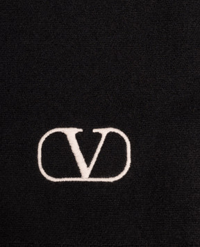 Valentino Black wool scarf 9Y2ET028UJC