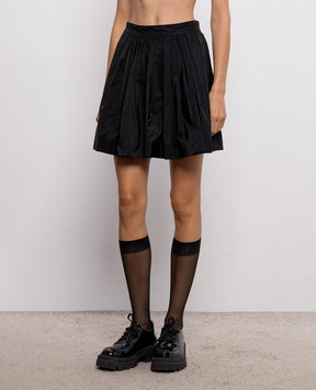 Twinset Black skirt with drapery 262AP2204