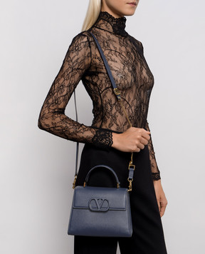 Valentino Blue leather Vsling sling bag 9W2B0T85YCZ
