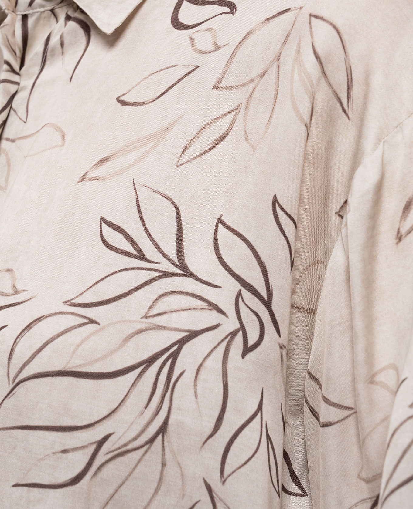 

Beige printed blouse Peserico