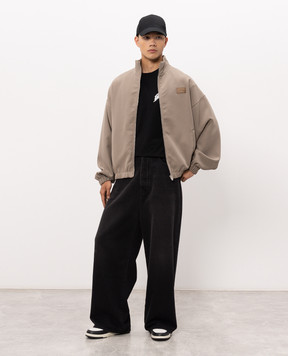 AMIRI Brown jacket with logo patch AMOUJA1135