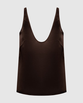 Tom Ford Brown silk top TS2179FAX1868