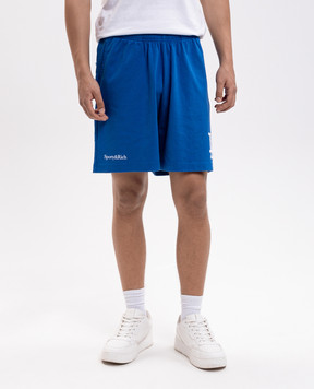 Sporty & Rich Dodgers Serif Blue Shorts SH039714669BL120