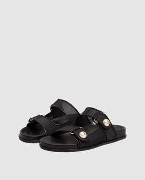 Jimmy Choo Black Fayence flip-flops FAYENCESANDALMHP