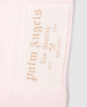 Palm Angels Pink top with a patch PLA1UWTP09SI