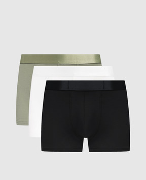 CDLP Set of boxer trunks with tonal logo pattern MUW001011623