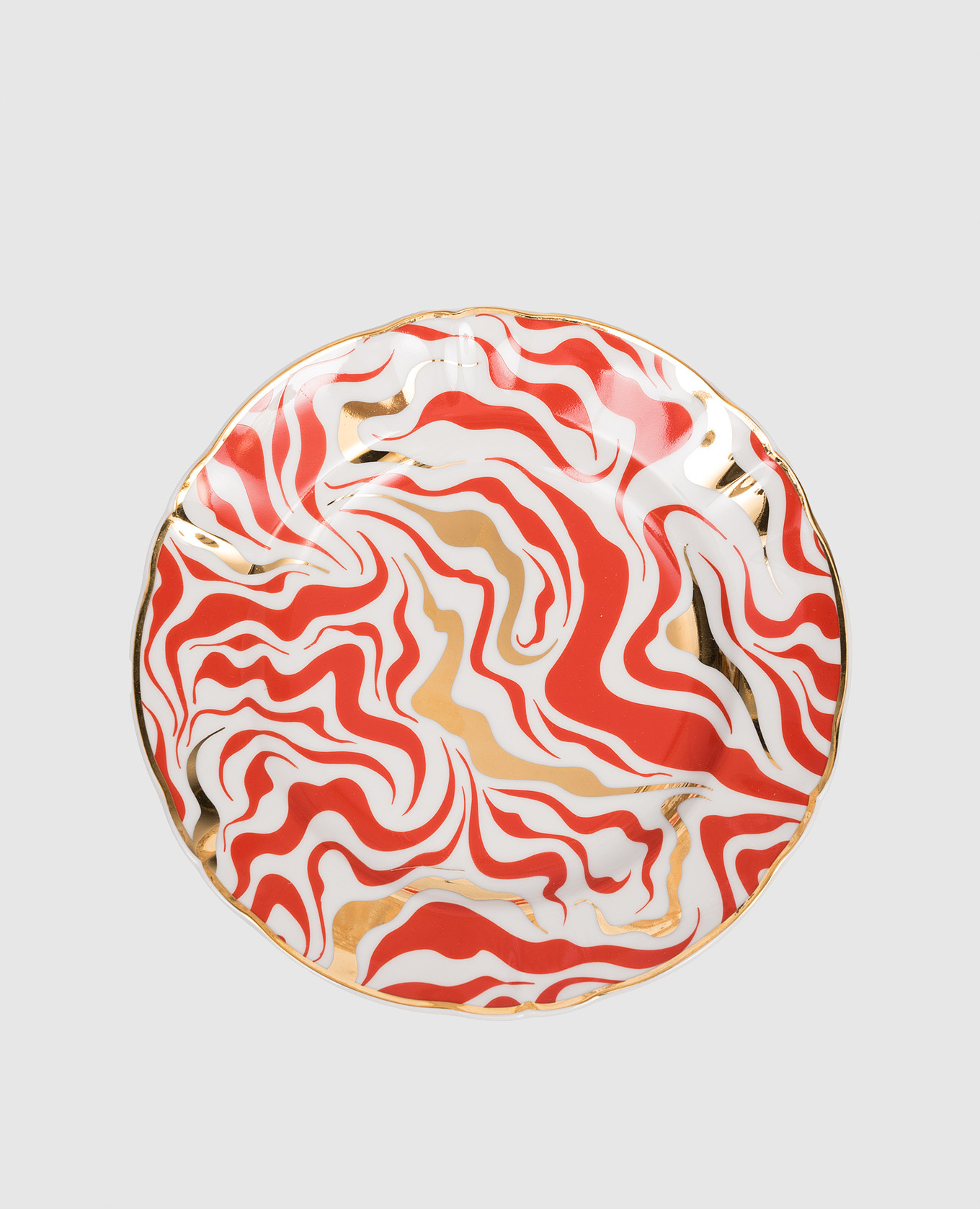 

Porcelain dessert plate Storm Bitossi Home, Red