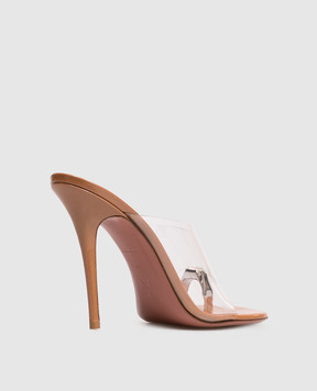 Amina Muaddi Justine crystal mule 17S366351JUS
