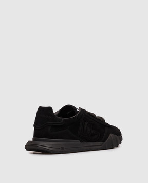 Dolce&Gabbana Dg Athletic black suede sneakers CS2384A0836