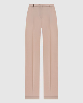 Peserico Beige wool pants A0406703359