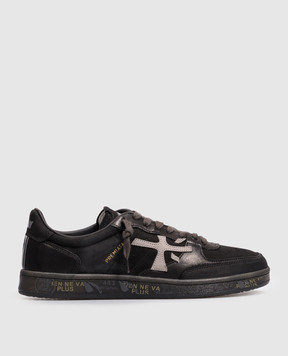 Premiata BSKTCLAY black nubuck sneakers BSKTCLAY8439