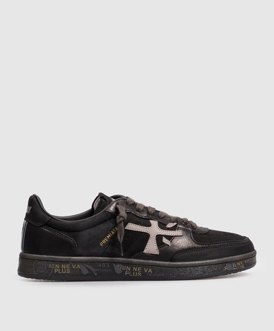 Baskets BSKTCLAY en nubuck noir