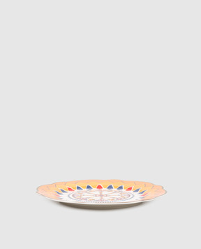Baci Milano Dolce Vita Orange Porcelain Dessert Plate PLA3DOL03