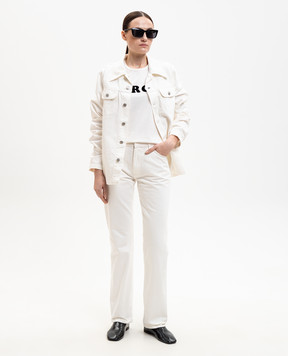 Maison Margiela MM6 White denim jacket SH2AM0057M30071