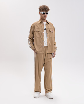Palm Angels Beige sweatpants PAMCJ005FB001