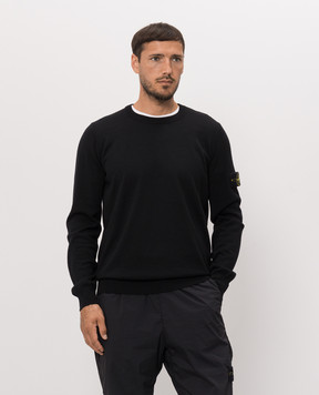 Stone Island Black wool jumper L2S155100071S00C4