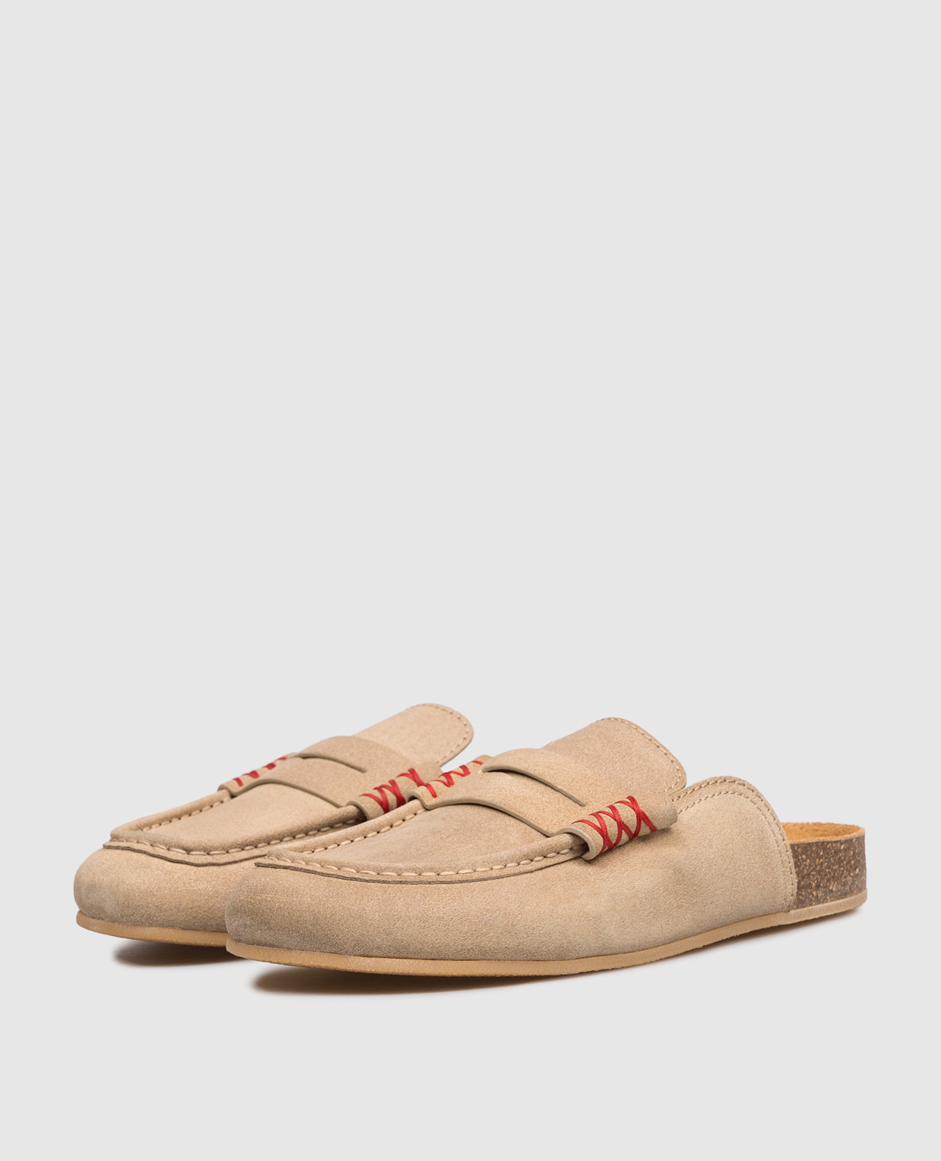 Beige suede mules Babe Pay Pls 2