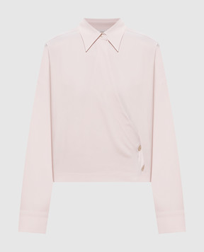 Agnona Pink blouse with a silk scent TD1105YU5074