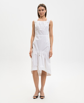Fendi White cotton dress FDD554AW7V