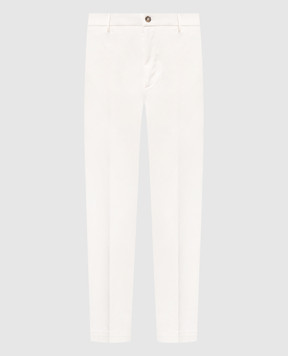 Peserico Ivory cotton pants R5472502448