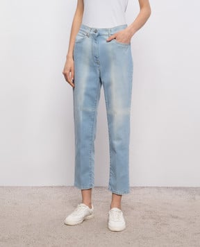 Peserico Blue jeans with a worn effect P04525L25R04956