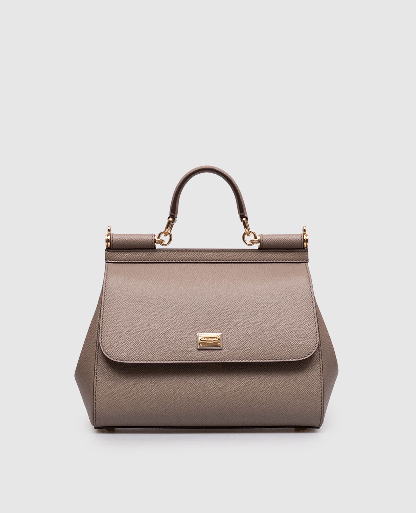 Beige leather bag Sicily
