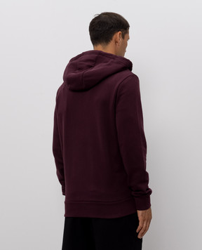 Moncler Burgundy sports jacket with monogram logo L20918G0000289AUJ