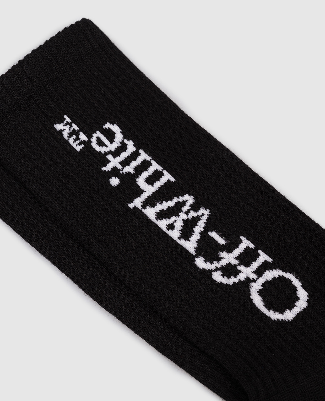 

Black socks with logo Off-White