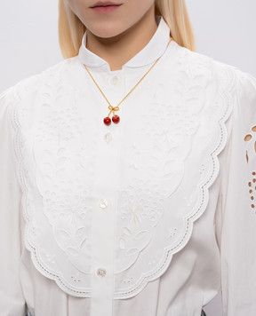 Valentino Cherryfic gold chain with pendant 8W2J0Z81MJP