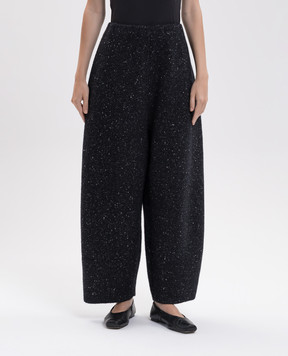 BOBOUTIC Blue pants with wool and cashmere 5165