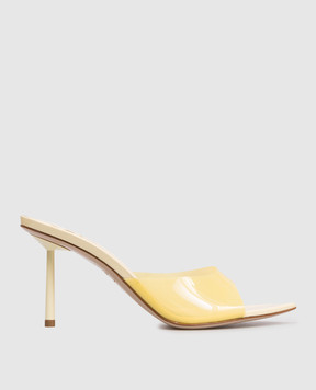 Le Silla Bella yellow mules 6626F080BXPPGSM