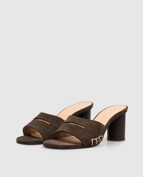 JW Anderson Brown suede mules PU0036LA0364