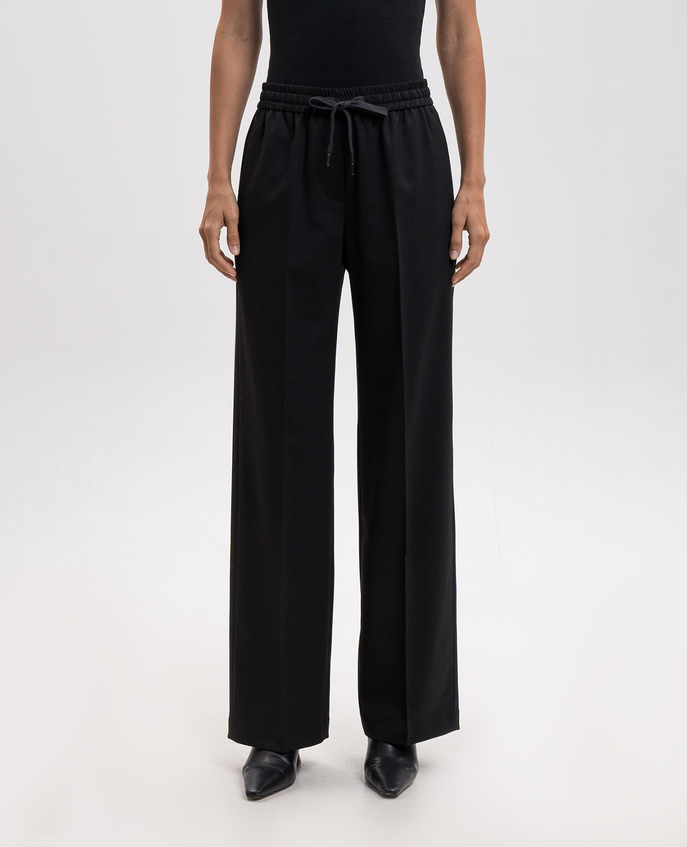 Black pants with wool Peserico 2