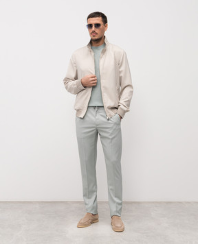 Enrico Mandelli Green wool pants GYM02B4531