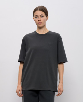 Ami Paris Gray T-shirt UTS357726