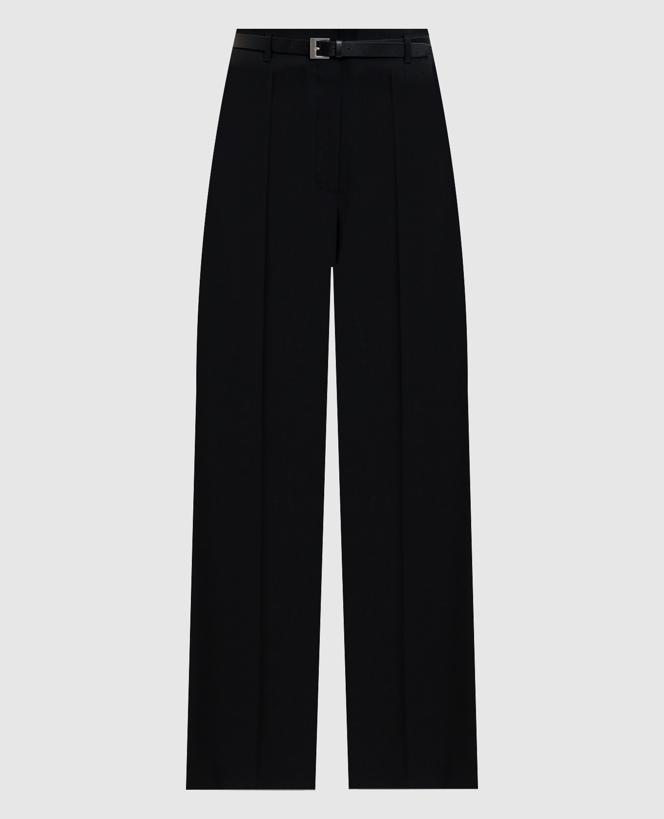 Black wool pants with belt Juun.j