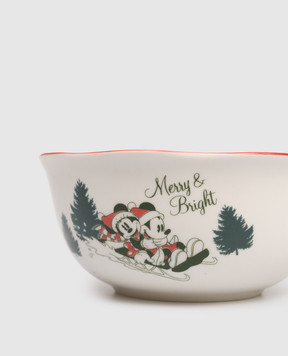 Disney White ceramic bowl Mickey & Minnie DN25339