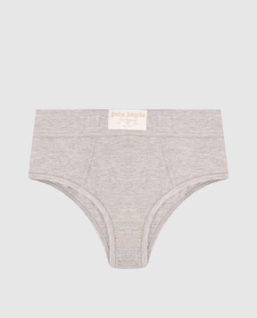 Palm Angels Gray high-rise panties PLA1UWBT07SI