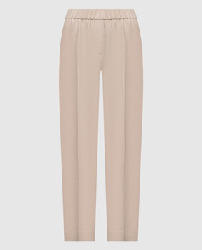 Peserico Beige linen pants P0417802606
