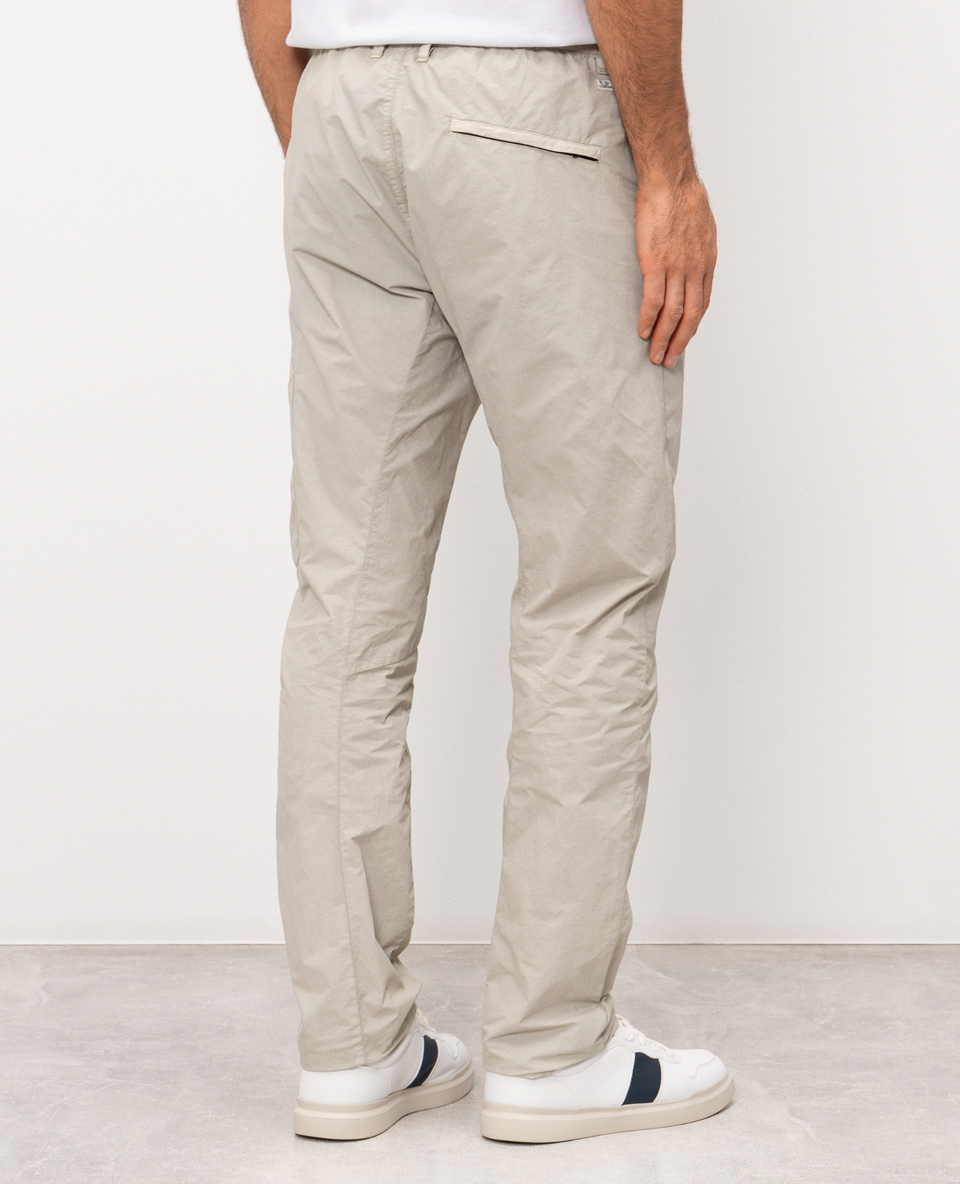 

Grey pants with logo patch C.P. Company