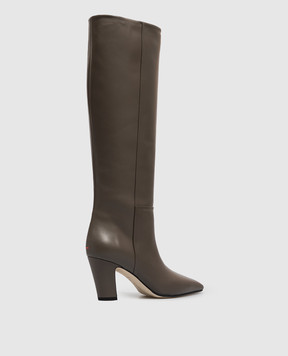Aeyde Silva brown leather boots KB0745002052226