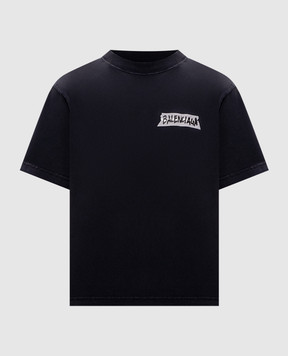 Balenciaga Black Masking Tape T-shirt 850990TTVL6